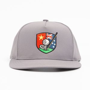 Casquette de baseball personnalisée à 5 panneaux avec logo brodé, réglable, en sergé, pour équipes sportives et casquettes de football - Product Image 1