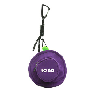 Moda sombrero forma Mini lápiz labial monedero Almacenamiento de llaves mosquetón bolsa Sling cosmético Tote colgante bolsas viaje maquillaje organizador - Product Image 4
