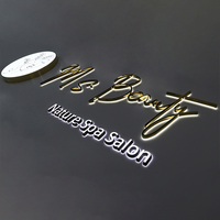 Enseigne personnalisée 3D avec logo 3d pour l'extérieur Boîte à lumière Lettres illuminées 3d Enseigne publicitaire