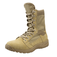 Bottes tactiques d'extérieur TSB24 légères de 8 pouces pour le désert avec fermeture éclair latérale et languette auto-agrippante – Offre spéciale