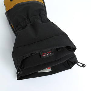 Guantes de Invierno de Cuero para Esquí, Térmicos, Impermeables, con Pantalla Táctil, Negros, Personalizados, para Hombre y Mujer - Product Image 6