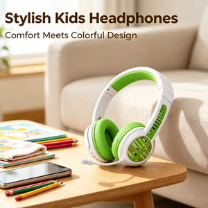 Auriculares Bluetooth para Niños BuddyPhones, Auriculares Inalámbricos con Cancelación de Ruido para Juegos con Micrófono, Sonido HD, para Viajes - Product Image 1