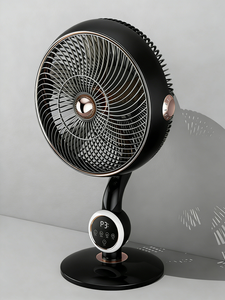 Ventilador Circulador Inteligente Controlado por Aplicación, Ventilador Oscilante Digital de Lujo en Gris Oscuro con Temporizador de 24 Horas para Oficina y Hotel - Product Image 5