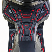 Autocollants latéraux pour moto PCX160, accessoires de moto, autocollants en caoutchouc pour réservoir de carburant, emballage personnalisé