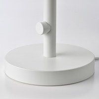 Lampe de table blanche de 33 cm pour la maison, le bureau, la lecture au chevet