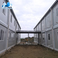 Appartement Modulaire Conteneurisé Préfabriqué en Panneaux Sandwich d'Acier, Conception Respirante, Utilisation pour Appartements et Bureaux Modernes