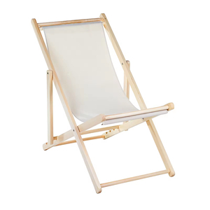 Haute qualité personnalisé été Camping en plein air Portable chaise légère chaise pliante réglable chaise de plage en bois massif - Product Image 2