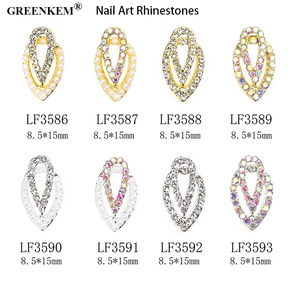 พลอยเทียมคริสตัลรูปสี่เหลี่ยมขนมเปียกปูน<span class=keywords><strong>สี</strong></span>แดงเงางามหลากสีหลายรูปทรงสำหรับเจ้าสาว10ชิ้น/ถุง - Product Image 3