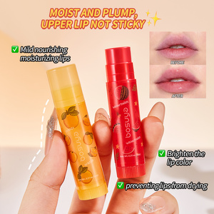 Set de Bálsamos Labiales Hidratantes e Iluminadores con Sabor a Frutas Dulces Orgánicas, Barra No Grasosa con Efecto Voluminizador - Product Image 3