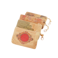 Usine de portefeuilles OEM/ODM portefeuilles avec logo personnalisé portacartes petits articles en cuir de liègepour hommes