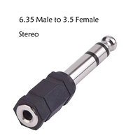 Adaptateur de prise audio Connecteur RCA mâle femelle vers RCA 3,5 mm 6,35 mm Mono et stéréo double canal Connecteur mâle femelle