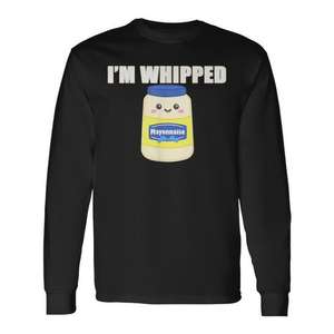 T-shirt a maniche lunghe I'm Whipped Mayonnaise - Product Image 1