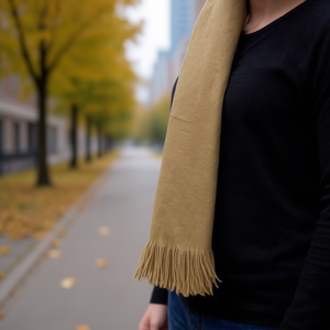 Bufanda De Color Liso 70x180cm Algodon Unisex Adulto - Product Image 2