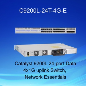 สวิตช์เครือข่ายสำหรับศูนย์ข้อมูล Catalyst 9200L-24T-4G-E แบบ 24 พอร์ต 4x1G Uplink POE QoS รองรับ VLAN แบบ Stackable - Product Image 2