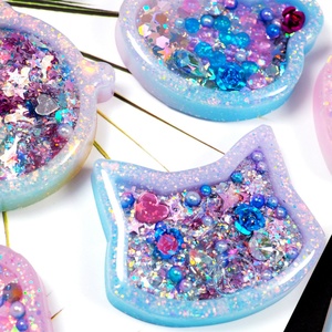 Molde de silicona DIY de gran venta para resina, dijes, colgantes, accesorios de joyería, llaveros, moldes de resina hechos a mano, moldes de silicona para resina - Product Image 5