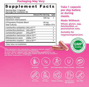 Capsule de probiotiques organiques pour la santé vaginale OEM, capsule de soutien digestif et immunitaire saine, mélange de probiotiques, capsule de probiotiques vaginaux - Product Image 6