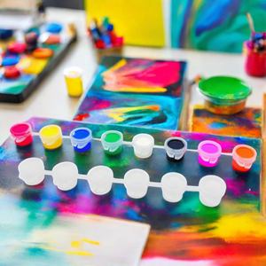 Популярные 2 мл 3 мл 5 мл <span class=keywords><strong>6</strong></span>/8 полоска Мини акриловая краска пустая коробка для детей художники различные цветные наборы для рисования - Product Image 3