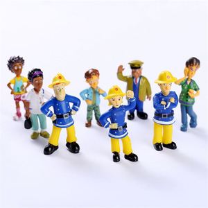 Figuras de Acción de Dibujos Animados al por Mayor, 12 Piezas, <span class=keywords><strong>Bombero</strong></span> <span class=keywords><strong>Sam</strong></span>, Pequeños Juguetes de Acción en 3D, Regalos para Niños, Adornos, Derivados de Animación - Product Image 1