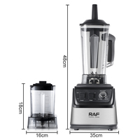 Raf R.2855 Keukenapparaat Voedingswaren Juicer Blender Fruit Sinaasappel Smoothies Juicer Afzuigmachine Machine