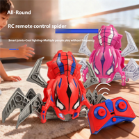 Vente en gros : Araignée télécommandée 2.4G, modèle animal articulé bionique avec lumières, jouet éducatif pour garçons et enfants