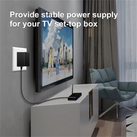Adaptateur secteur universel mural 12V 2A 24W AC/DC avec 8 embouts DC interchangeables, alimentation stable