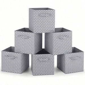 Boîtes de rangement en gros, cubes, boîtes de rangement pliables, plusieurs couleurs, cube pliable, boîte de rangement non tissée - Product Image 6