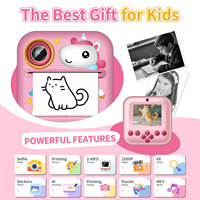 Nueva Mini Cámara S2 Full HD para Niños, Cámara Digital con Impresión Térmica, MicroSD y MP3, Lista para Tomar Fotos e Imprimir