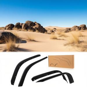 Guardabarros para Jeep Wrangler JL JLU 2018-2023, Revestimiento de Goma para Ruedas Delanteras y Traseras Todoterreno, 4 Piezas, Compatible con Sahara Unlimited - Product Image 2