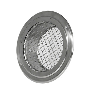 Hefengxing Stainless Steel Ceiling Vent Cover 4/5/6 Inch Single Layer Polished Exhaust Mesh Indoor Outdoor Duct Protection - Product Image 5