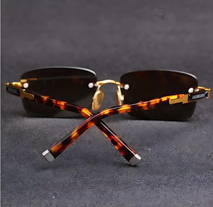 2025 nueva moda piedra polarizada gafas de sol de cristal Cool protección ocular gafas de cristal - Product Image 2