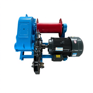 รอกสลิงเหล็กสำหรับงานหนัก พร้อมมอเตอร์ไฮดรอลิก ควบคุมแบบไร้สาย สำหรับงานก่อสร้าง/เรือ/เครน (งานเหมือง/งานทางทะเล/สะพาน) - Product Image 1