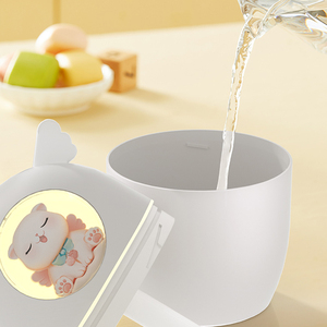 300ml Mini 3D phim hoạt hình mèo USB Độ ẩm không khí di động xe Tinh dầu khuếch tán hương thơm với ánh sáng LED cho hương liệu ngoài trời - Product Image 5