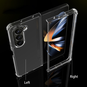 Chống Sốc Điện Thoại Trường Hợp Đối Với Samsung <span class=keywords><strong>Galaxy</strong></span> Z Gấp 5 Trong Suốt <span class=keywords><strong>TPU</strong></span> Điện Thoại Di Động Bìa Đối Với Samsung <span class=keywords><strong>Galaxy</strong></span> Z Gấp 5 - Product Image 4