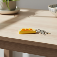 Mini clavier créatif, porte-clés mignon de dessin animé, anti-stress, pendentif lumineux amusant
