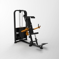 Machine d'extension des triceps ISO commerciale à position assise, avec bras ISO-latéraux indépendants pour un développement équilibré des bras