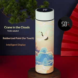 Gourde isotherme personnalisable en acier inoxydable, bouteille d'eau chaude de voyage 6 heures, avec paille, idéale pour la gym, la randonnée et les activités de plein air - Product Image 3