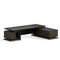 Bureau de poste de travail modulaire moderne Factory Direct avec rangement et combinaison gratuite en forme de L rectangulaire
