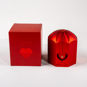 Wholesale creative custom eternal flower rose jewelry <b>box</b> birthday <b>gift</b> Valentine's Day <b>gift</b> for girlfriend - Product Image 2