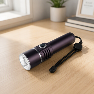 <span class=keywords><strong>Foxhawk</strong></span> Selbstverteidigungs- und Überlebens-Mini-Taktische Magnetische Aufladbare Zoom-LED-Taschenlampe aus Aluminiumlegierung für Camping, 1000+ Lumen, IP66 - Product Image 5