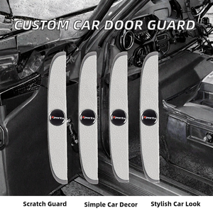 Tiras Protectoras Antiarañazos para Puertas de Coche de PVC con Logotipo Personalizado de Fábrica, 4 Piezas, Protector de Espejo Retrovisor, Protectores para Bordes de Puertas Laterales de Coche - Product Image 2