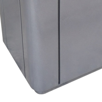 Jardinière extérieure personnalisée grande taille, simple, minimaliste, classique, en métal thermolaqué, écologique, vente en gros pour centre commercial