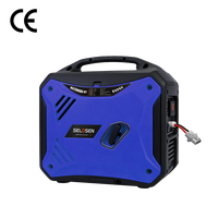 Kleiner Tragbarer 12V 24V DC Benzin-Generator 1,2kW 1,3kW 1,6kW 1,8kW Leise mit Autostart Handtragbar für Wohnmobil Notfall