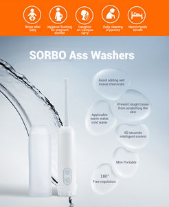 Bidé Portátil ABS con Depósito de 350 ml, Alta Presión, USB Tipo C, Mini Rociador de Agua Recargable, Fácil de Transportar, para Mujeres y Hombres - Product Image 5