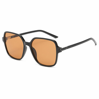 Nouvelles Lunettes de Soleil Carrées Simples Anti-UV400 pour Femmes – Tendance, Haut de Gamme, Style Coréen Populaire sur Instagram, Polyvalentes pour Tous Visages