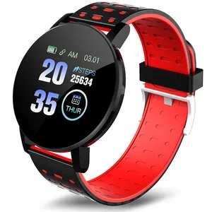 Reloj inteligente deportivo para hombre y mujer, pulsera con mensajes, llamadas, recordatorios de vida, resistente al agua, rastreador de Fitness, para Android e IOS # g3, 119S