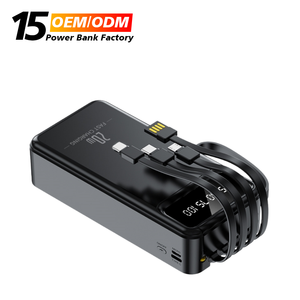 Power Bank Personalizzabile ad Alta Capacità 30000mAh, Caricabatterie Portatile USB 4 in 1 <span class=keywords><strong>con</strong></span> Display LED - Product Image 1