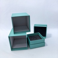 Emballage en papier rigide personnalisé de luxe pour flacon de parfum, boîtes à bougies avec insert en mousse