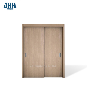 <span class=keywords><strong>JHK</strong></span> Bypassed Door Veneer Acabado al ras Puerta corredera Venta al por mayor Partición interior Proveedor Industrial Puertas correderas para el hotel - Product Image 1
