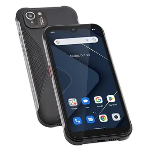 UNIWA W555ปุ่ม SOS,โทรศัพท์มือถือ Android 12เวอร์ชันสากลกันน้ำ4G แบนด์ดูอัล WiFi พร้อมเครื่องอ่าน NFC ด้านหลัง