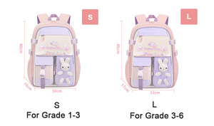Sac d'école de princesse léger de haute qualité sacs à dos d'école primaire imperméables pour les filles - Product Image 6